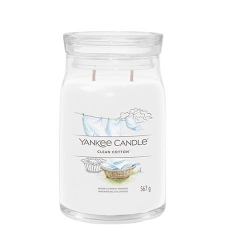 Yankee Candle Signature 2 knoty Clean Cotton 567g